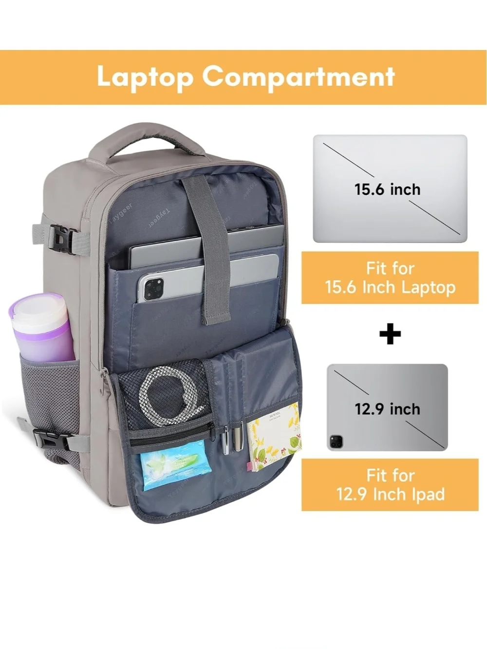 Taygeer Laptop Backpack Purse for Women, Backpack for College Essentials